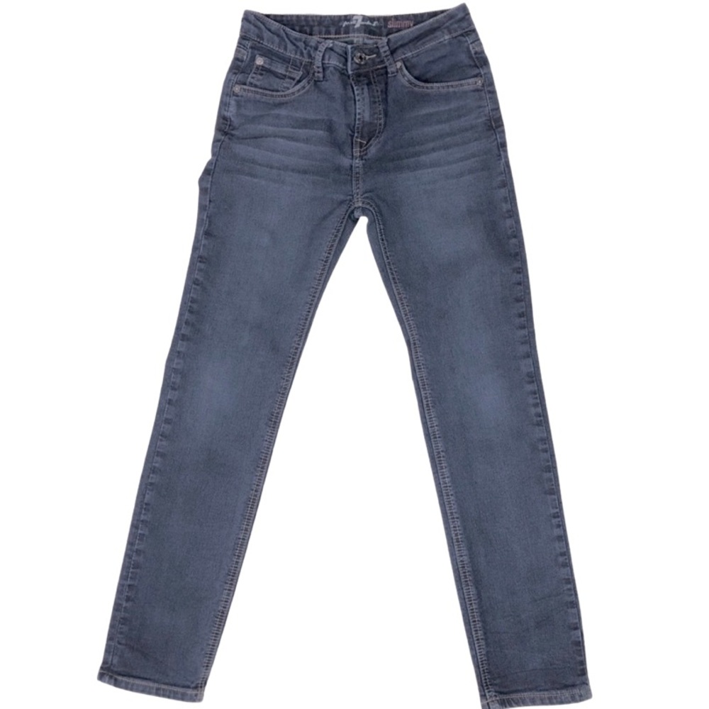7 for all mankind slimmy jeans, blue denim skinny